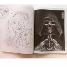 Tattoo Manuscript Skull Ghost European Style Body Art Design Tattoo Flash Book