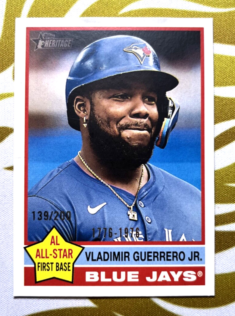2025 Topps Heritage - Vladimir Guerrero Jr. #165 Bicentennial /200