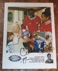 HARLEM Globetrotter CURLEY BOO JOHNSON Signed with POPE JOHN PAUL 11"x8" PHOTO — photo 1