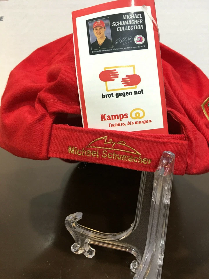 SOMBRERO MICHAEL SCHUMACHER 2002 5 VECES CAMPEÓN DEL MUNDO NUEVO CON ETIQUETAS ULTRA RARO Foto 3 de 4