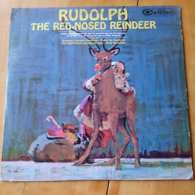 Rudolph the Red Nosed Reindeer RCA Camden Christmas LP Vinyl Album | eBay