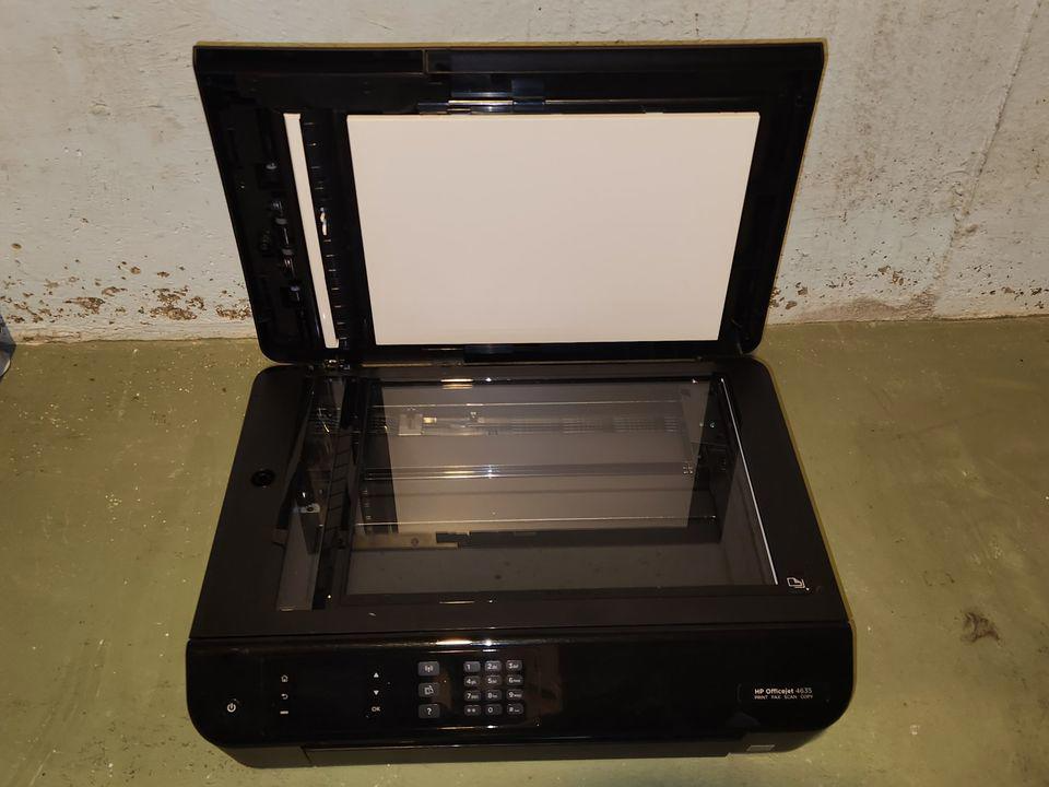 HP Officejet 4635 Print Fax Scan Copy Wifi Tested Power Cord eBay