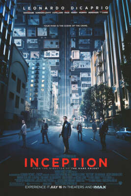 Inception Leonardo DiCaprio Movie Poster 17 X 12 Reproduction