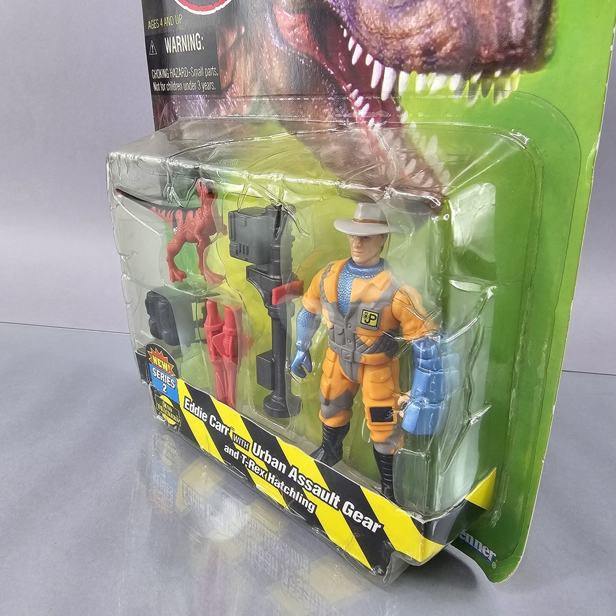 Jurassic Park The Lost World EDDIE CARR & T-REX HATCHLING Series 2