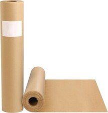 Brown Kraft Paper Roll For Crafts Gift Wrapping Packing Postal Shipping Covering