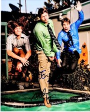 Adam Devine, Blake Anderson, and Anders Holm Signed Workaholics Cast 8x10 Photo