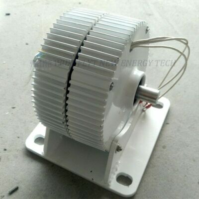 1000W 12V Alternative Energy Magnet Generator 1KW Coreless Alternator With Base