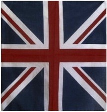 22"x22" UK United Kingdom Flag Cotton Bandana Bandanna