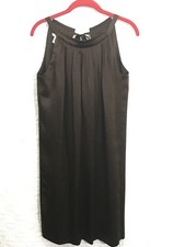 Maggy London Dress Size 6 Brown Sleeveless Silk Tunic