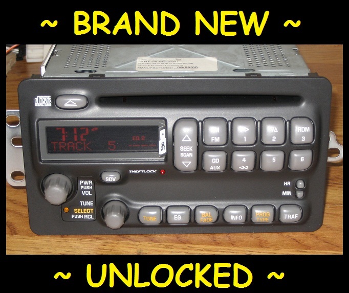 NEW UNLOCKED 2001-2005 Pontiac Sunfire Montana Grand Am Radio CD