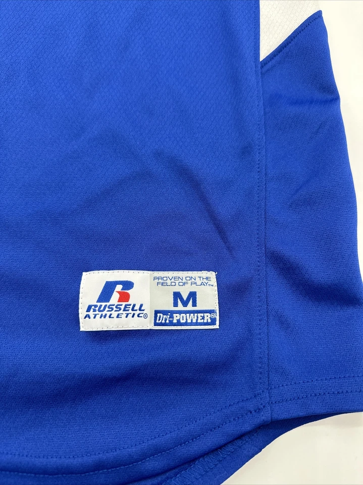 Camiseta deportiva Russell juvenil niño mediana multicolor bordada Henley... #7962 Foto 2 de 4