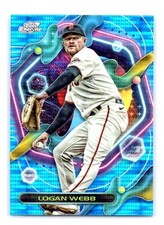 2023 Topps Cosmic Chrome #172 Logan Webb Blue Moon Refractor 31/99 SF Giants