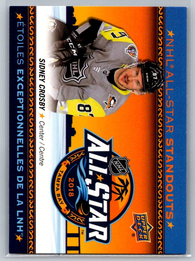 2018-19 Upper Deck Tim Hortons #AS-2 Sidney Crosby NHL All-Star Standouts