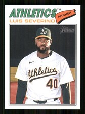 2026 Topps Heritage #206 Luis Severino Athletics 66707