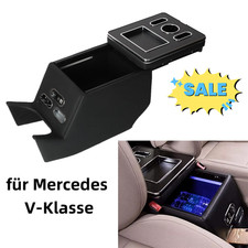 Armlehne Box für Mercedes Benz V-Klasse V220 V250 V260 W447 Schwarz 2014-2020