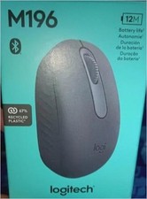 Logitech M196 Bluetooth Wireless Mouse, Compact, Portable for PC Mac - Graphit