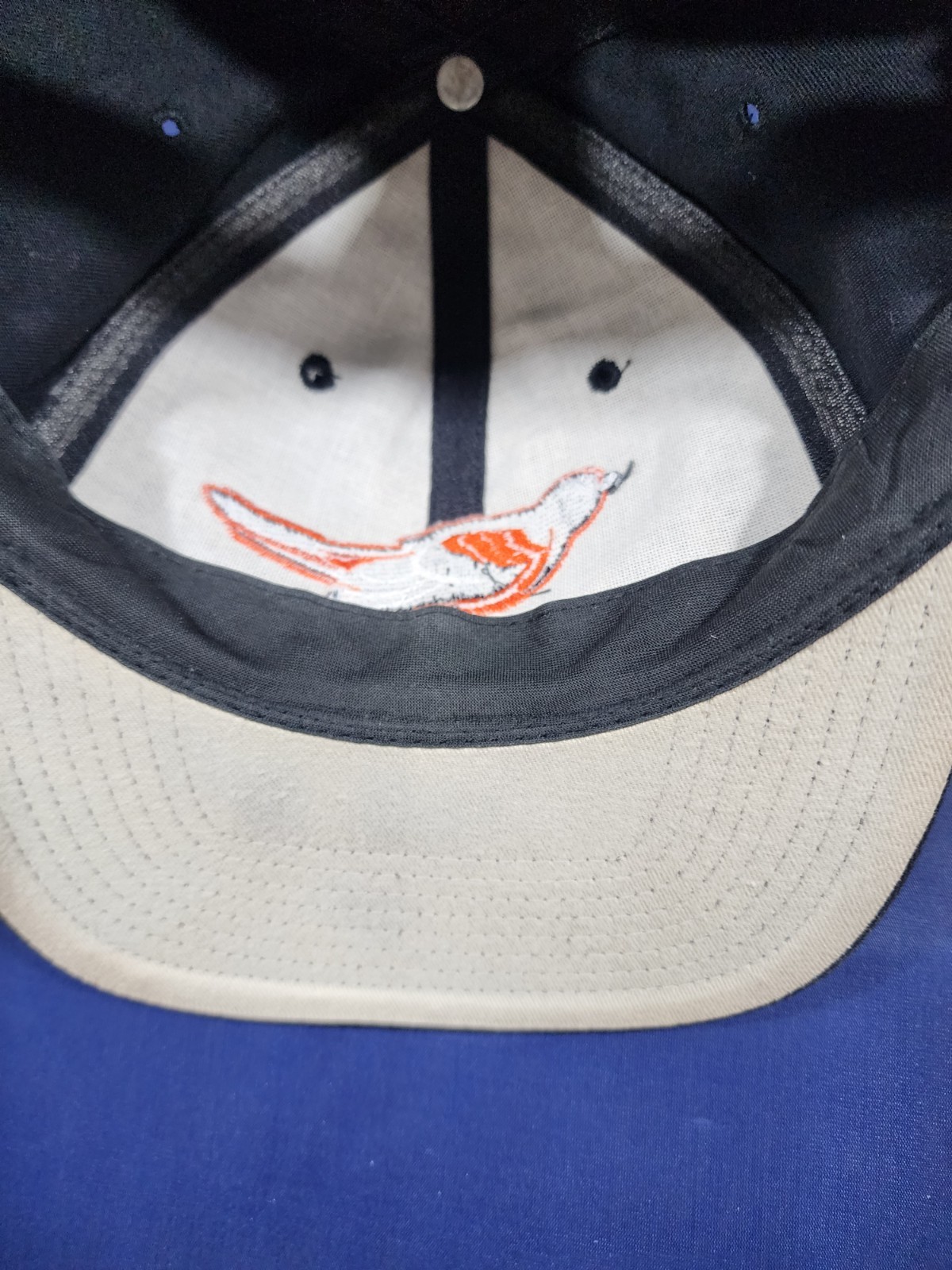 Vintage Baltimore Orioles Twins Enterprise Hat Black Adjustable Snapback Cap