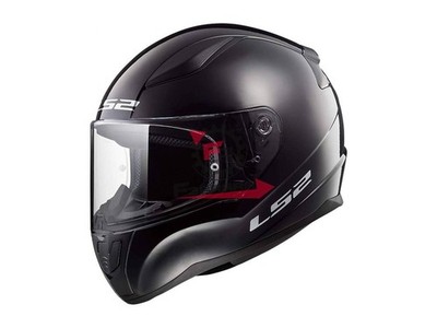 751.163531012XXL HELM LS2 FF353 RAPID II SOLID -XXL- SCHWARZ GLÄNZEND
