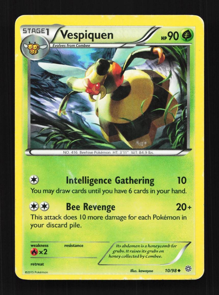 Vespiquen 10/98 LP Ancient Origins English Pokemon Card TCG