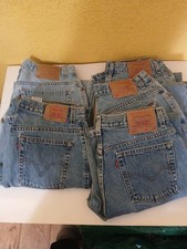 Levi's 550 Relaxed Fit Tapered Leg Blue Denim Jeans, Misses Size 14