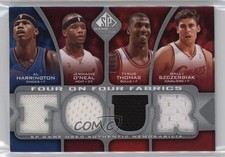 2009-10 SP Game Used Four on Fabrics 60/99 Richard Hamilton DJ Augustin 05fy