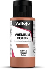 Vallejo Metallic Copper Premium 60ml Bottle - Hobby and Model Acrylic Paint