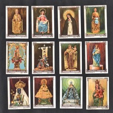Venerated Images Rare Spanish Issue Nestle 1925 Poster Stamp Card Set Jesus Mary