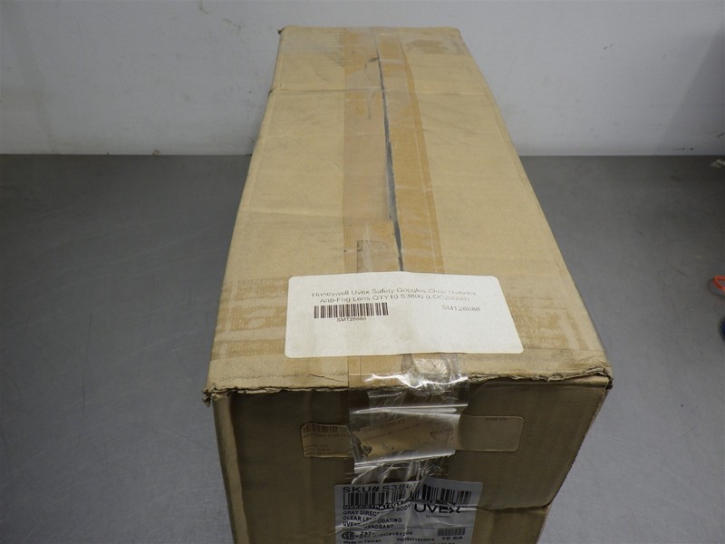 10 NEW! HONEYWELL UVEX Safety Goggles Uvextra Anti-Fog Lens #S3800