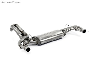 Akrapovic Edelstahl Duplex-Sportauspuff Fiat Abarth 500