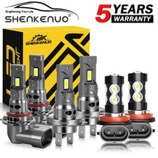 9005 H7 H11 LED Headlight High/Low Beam Light  Fog Light Bulbs Kit Super Bright