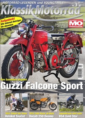 MO KM1303 + Moto Guzzi Falcone Sport; Ducati 250 + MO Klassik Motorrad 3/2013