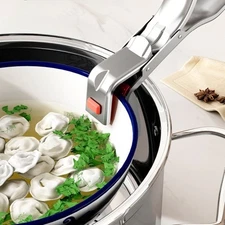 Anti-Scalding Dish Plate Gripper Clips with Tongs for Moving Hot Bowls Safely