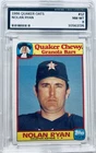 Nolan Ryan Graded NM-Mt 8. 1986 Topps Quaker Oats #12