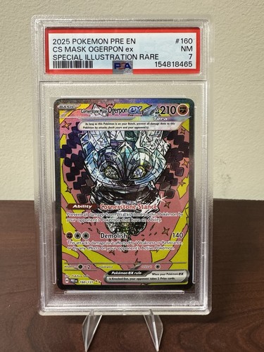 Cornerstone Mask Ogerpon ex graded PSA 7 for sale on eBay