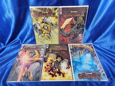 IDW Transformers King Grimlock #1-5 B Covers Complete Set 1 2 3 4 5