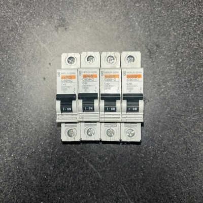  Merlin Gerin SP Typ C 40A MCB Multi 9 C60HC C40