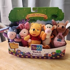 1997 Rare, Vintage Collectible Pooh  Friends Plush 6" Stuffed Animals NEW