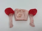 Vintage Y2K 2006 Barbie 12 Dancing Princesses Genevieve Doll Crop Top Bustier