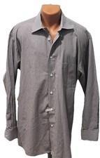 Mariano Rubinacci X Louis Boston Button Front Shirt 17.5 44 