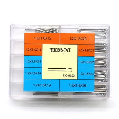 #ad 1.2mm Watch Band Clasp Tube Friction Pressure Bars Pins Rivet Ends Assortment E $10.97