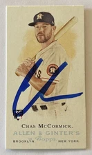 Signed Chas McCormick RC 2022 Topps Allen & Ginter #RDV-12 Houston Astros Auto