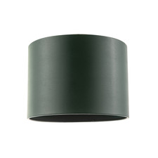 Classic Forest Green Faux Leather Lamp Shade with Inner Cotton Lining by Happ...