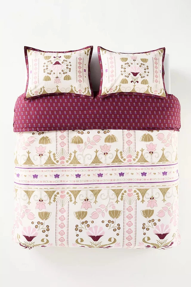 Anthropologie - The Printed Cotton-Slub Duvet Collection - Image 3 of 4