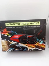 zovtix motorcycle helmet headset two person intercom