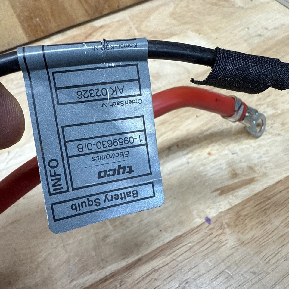 🚘 BMW E46 325CI 325I 330CI 330I M3 2001-2006 BATTERY CABLE POSITIVE SRS Cut Foto 2 de 4