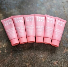 (6)Sand & SKY Australian Pink Clay Porefining Face Mask Detoxify/Brighten 13g ea