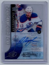 2015-16 Upper Deck Ice #IPA-AS Anton Slepyshev Edmonton Oilers Auto RC Rookie