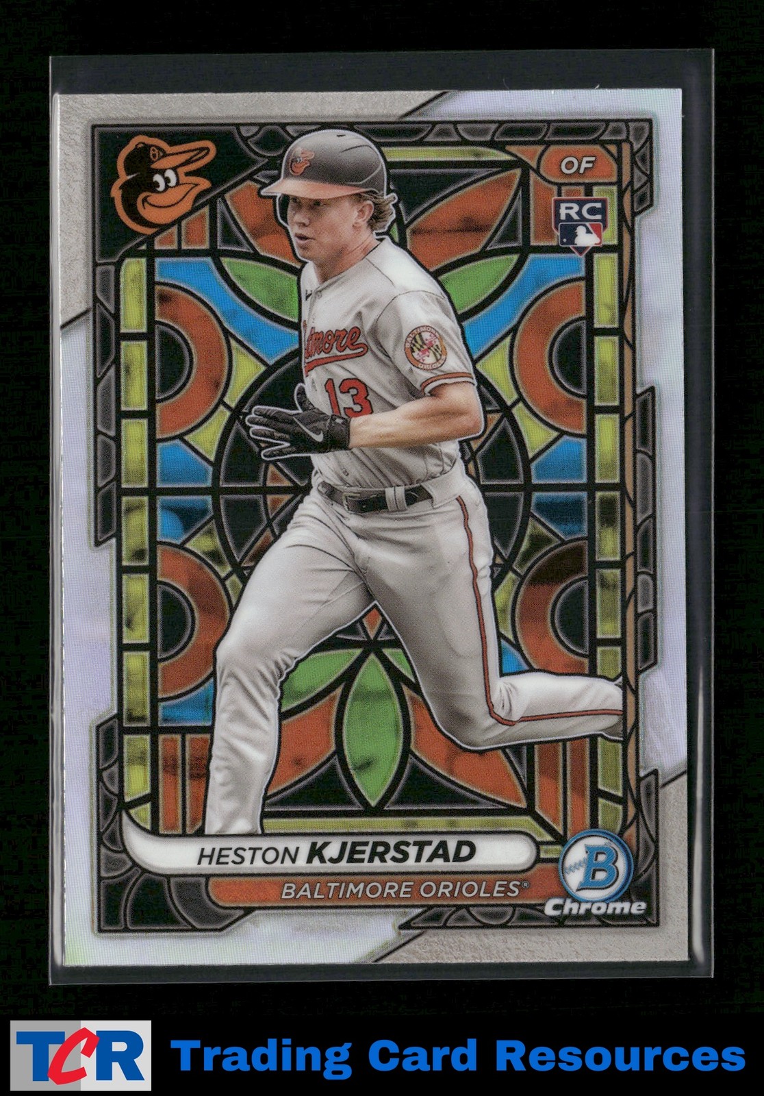 2024 Bowman Chrome #44 Heston Kjerstad Etched In Glass