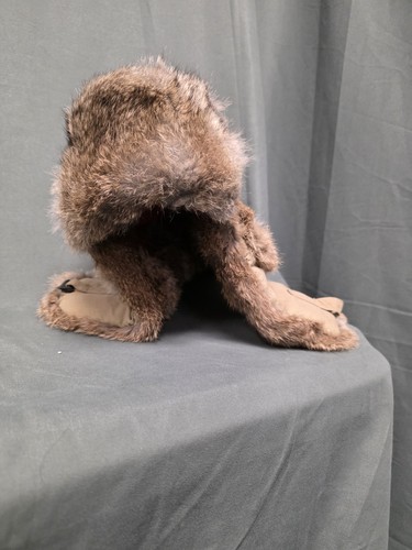 Mad Bomber Rabbit Fur Lined Hat,