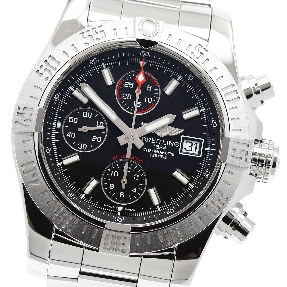 BREITLING Avenger II A13381 Date black Dial Automatic Men's Watch_979986